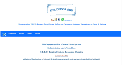 Desktop Screenshot of edildecorsud.it